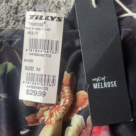 Floral corset top - Picture 2 of 4